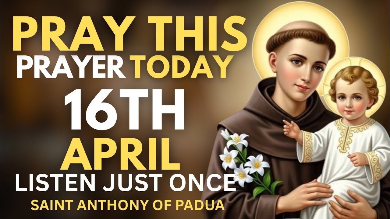 POWERFUL THANKSGIVING PRAYER with Saint Anthony of Padua | GIVE GOD GLORY Today!