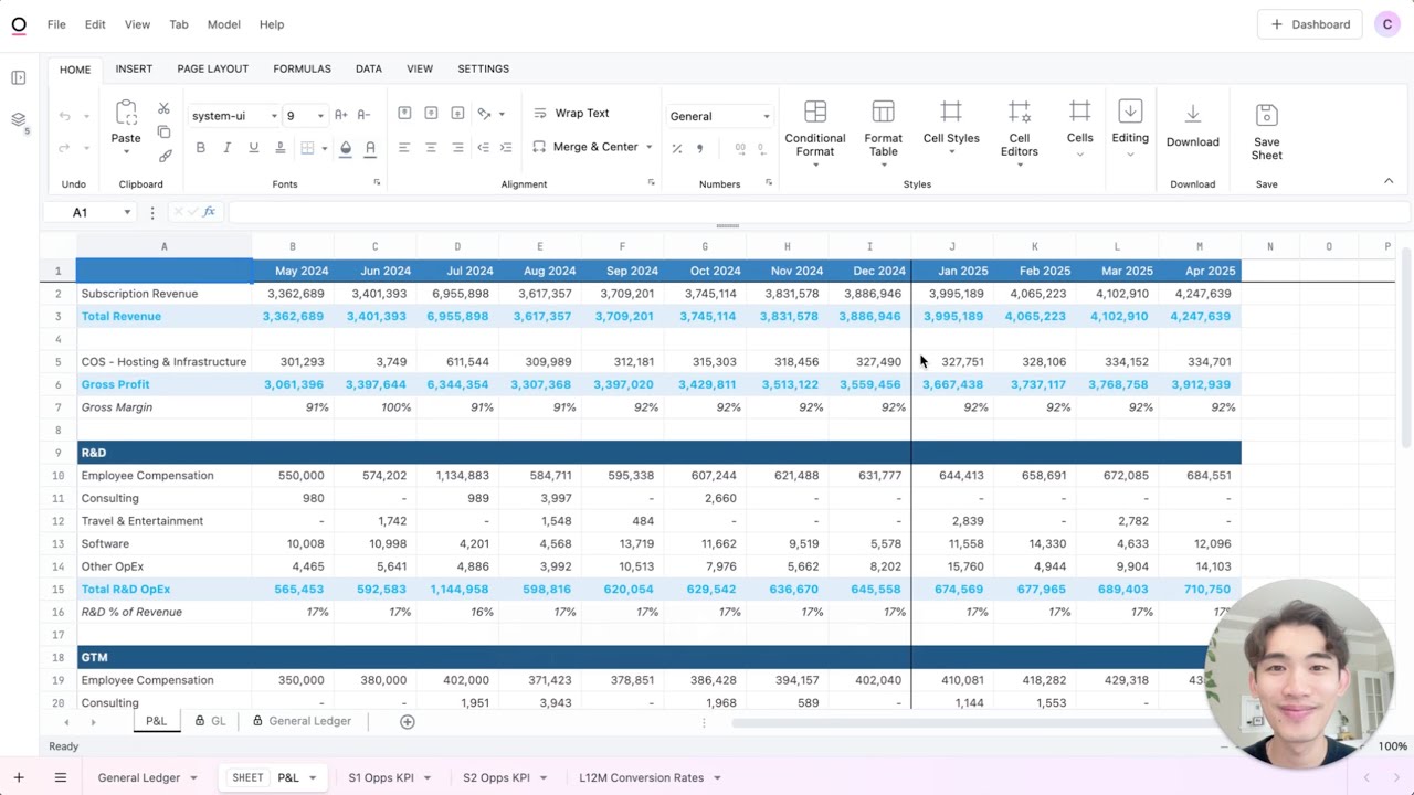 Demo: Omni spreadsheets