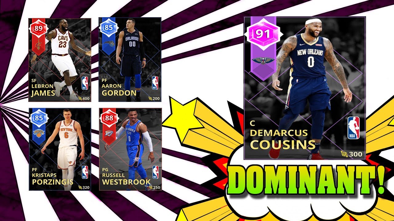 Amethyst Demarcus Cousins Gameplay! Nba 2k18 Myteam Supermax vs Sapphire Kareem