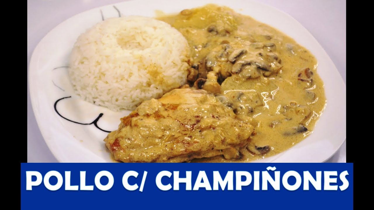 POLLO EN SALSA DE CHAMPIÑON , RECETA FACIL Y RIQUISIMA, APRENDA PASO A PASO,  ESTE DELICIOSO PLATO