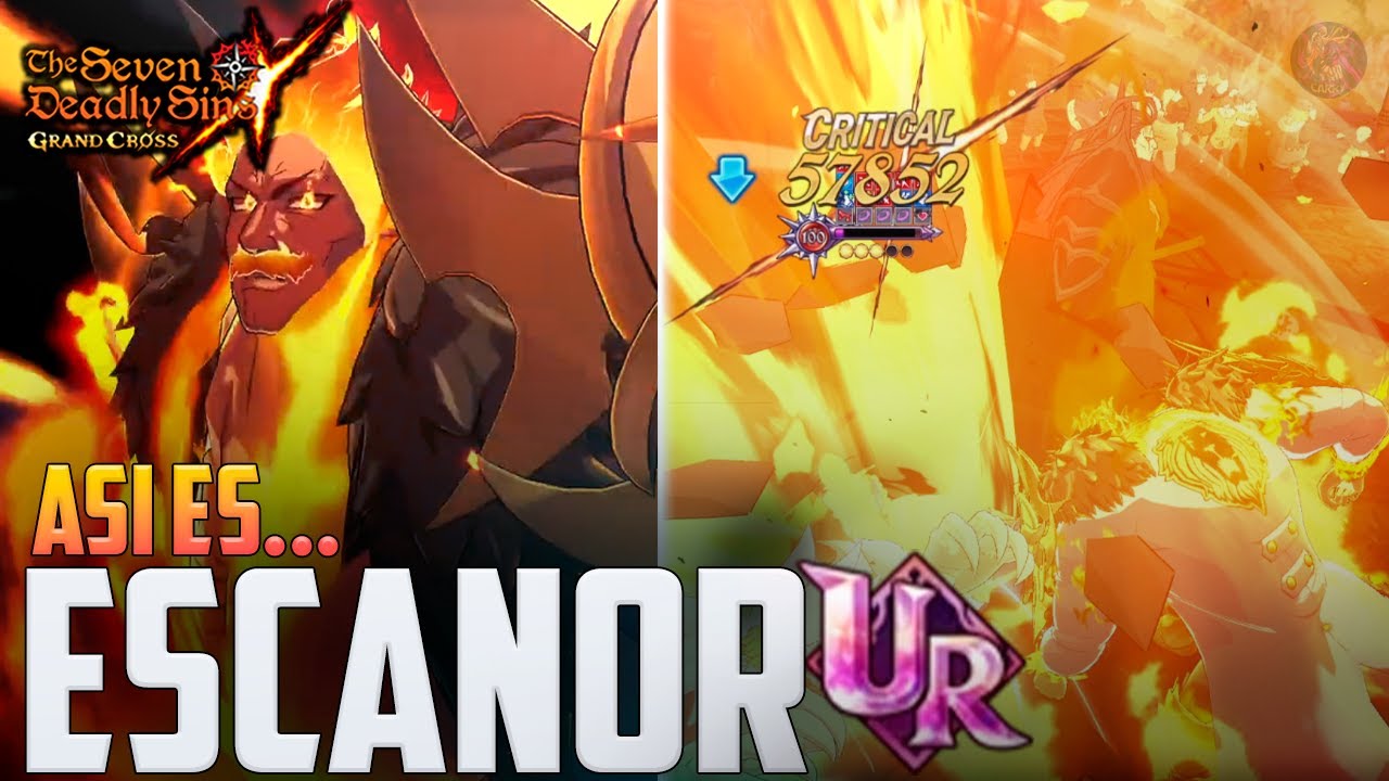 QUE PASA con... ¿ESCANOR [UR]? 🔥Una mezcla de los HUMANOS MÁS PODEROSOS | 7DS: Grand Cross