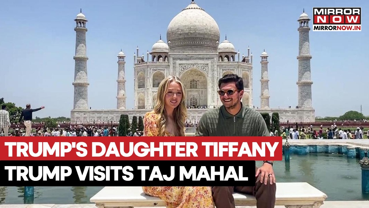 US President's Daughter Tiffany Trump Visits Taj Mahal With Husband During India Trip | Watch