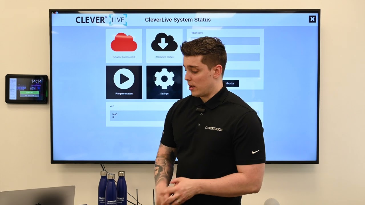 CleverLive System Warning Symbols | Clevertouch Digital Signage