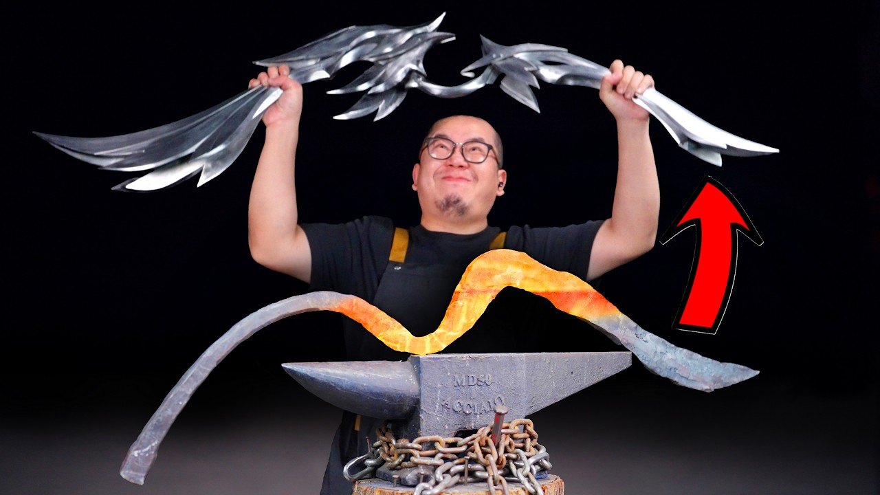 Forging 30kg Pure Steel into the Coolest War Bow&mdash;Honkai: Star Rail Cyrene's Bow | HammerForge