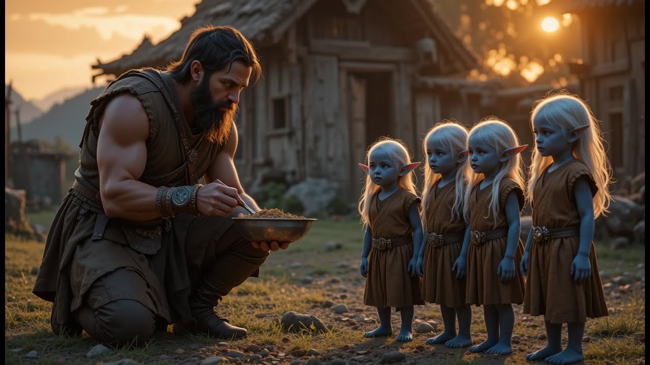 Can We Have Your Leftovers? Four Hungry Kids Requested…He Looked Up & Saw Their Blue Eyes Sci-Fi