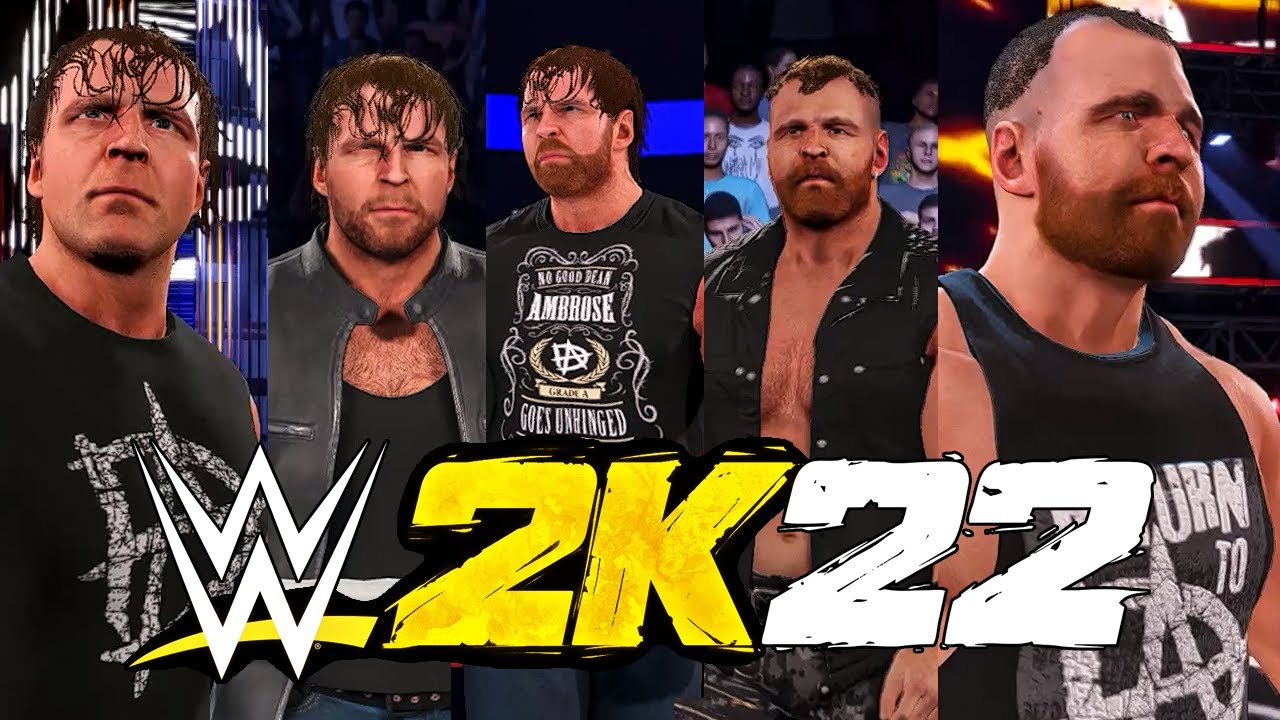 WWE 2K22 : The Evolution of Dean Ambrose/Jon Moxley (2013-2022) | 1080p 60fps