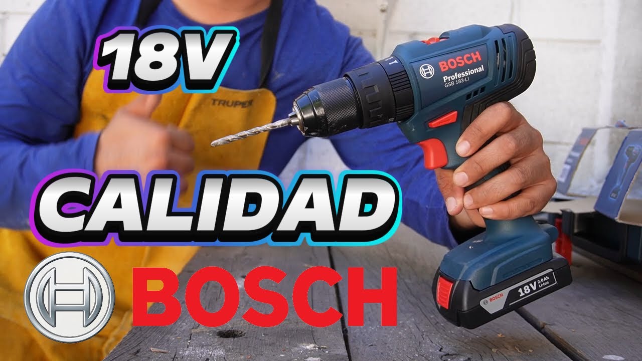 BOSCH NUNCA DECEPCIONA GSB 183-LI / TALADRO PERCUTOR A BATERIA