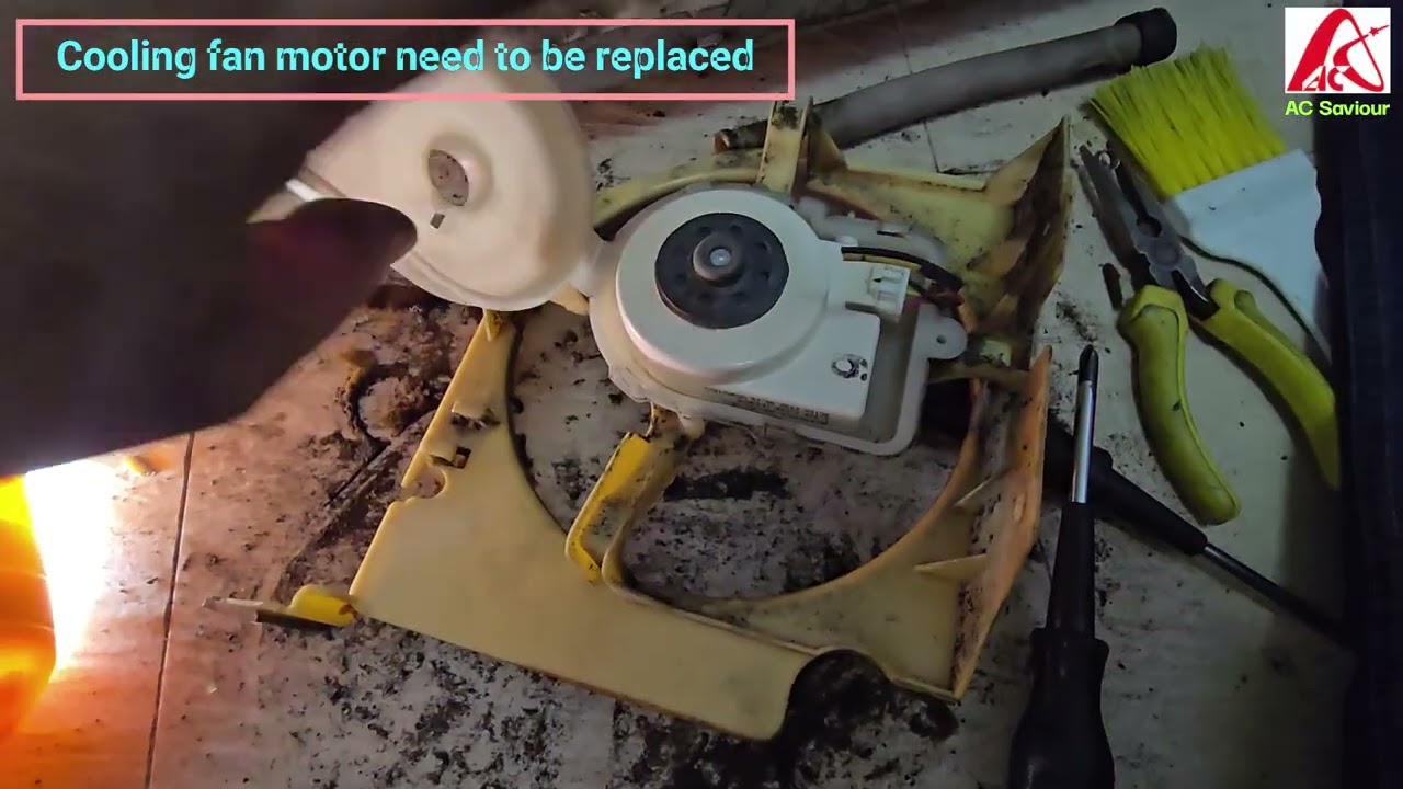 Fridge repair Samsung cooling fan motor problem Very Noisy causing whole fridge not cold 20260310