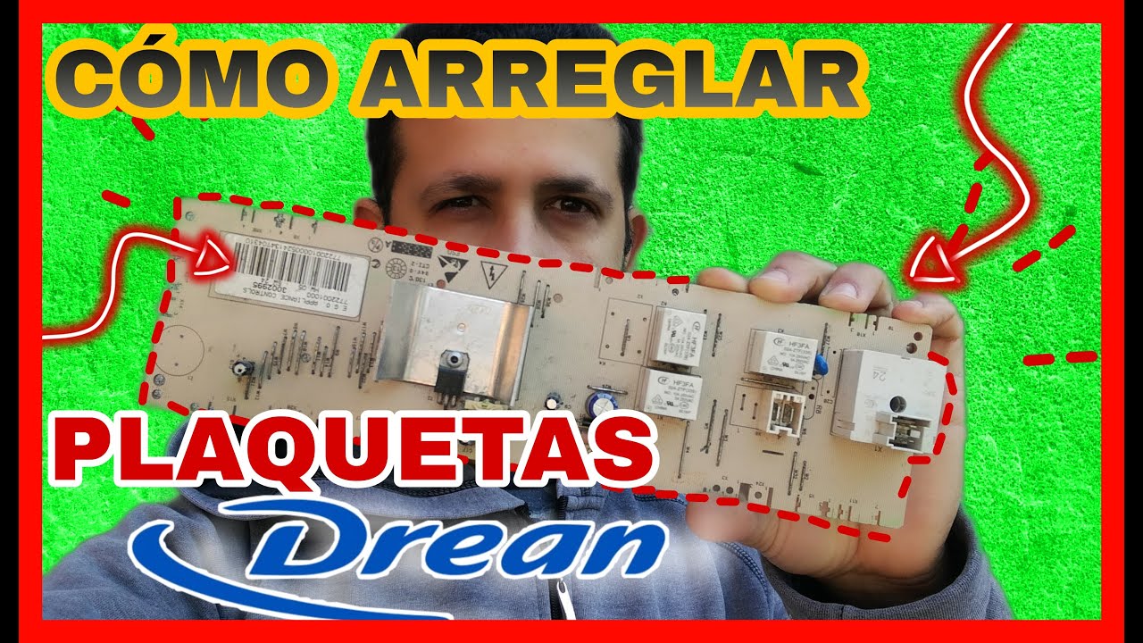 💧Cómo ARREGLAR Plaquetas DE LAVARROPAS DREAN BLUE💧 CURSO DREAN BLUE #10