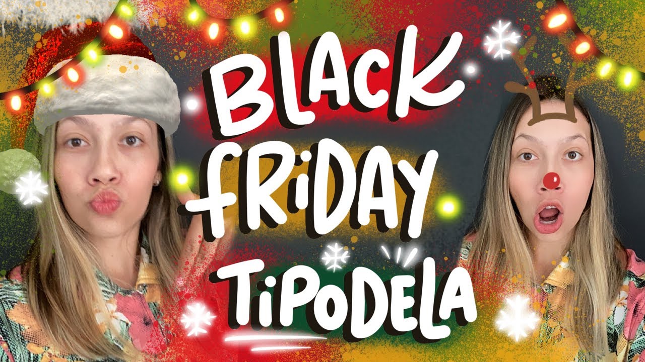 Black Friday Tipodela - lettering com aquarela e canetas Posca | Karol Stefanini