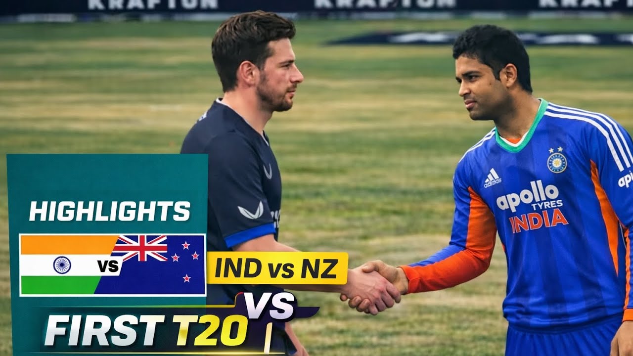 IND vs NZ | 1st T20I |Highlights | New Zealand  Tour Of India 2026