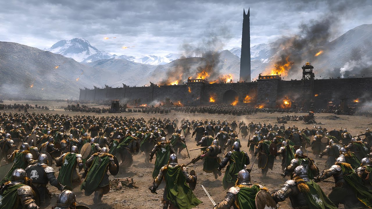 1000 Rohirrim vs 1000 Isengard Orcs – LOTR Mod | Mount & Blade 2 Bannerlord