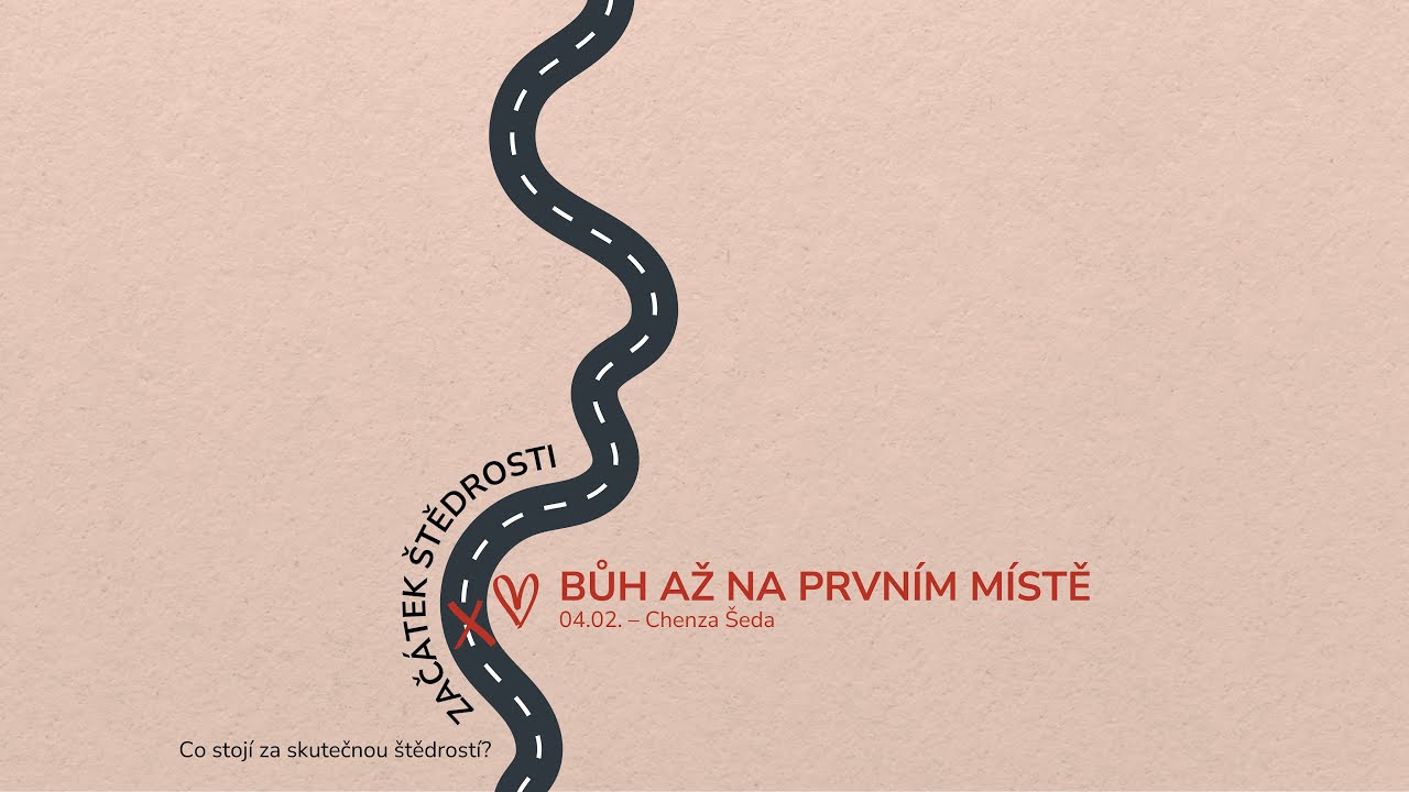 Začátek štědrosti: Bůh až na prvním místě - Chenza Šeda