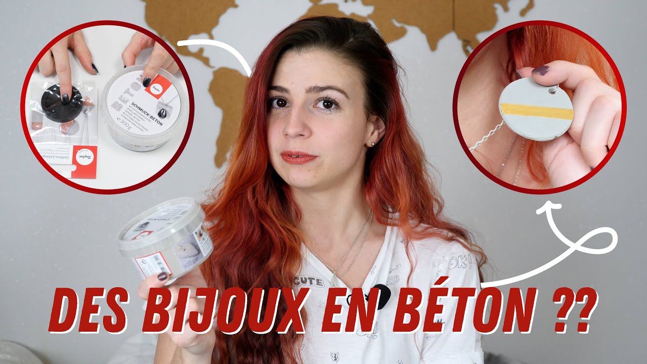 Je teste les bijoux EN BÉTON !