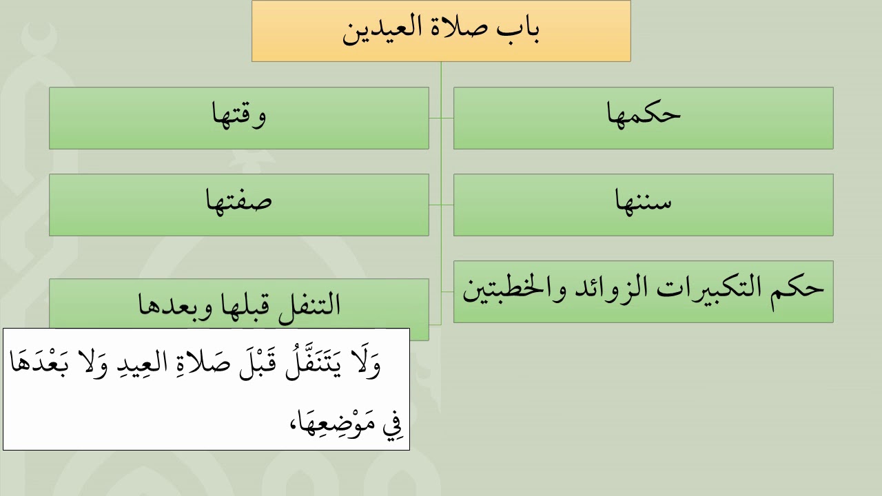 25شرح عمدة الفقه - باب صلاة العيدين - عامر بهجت