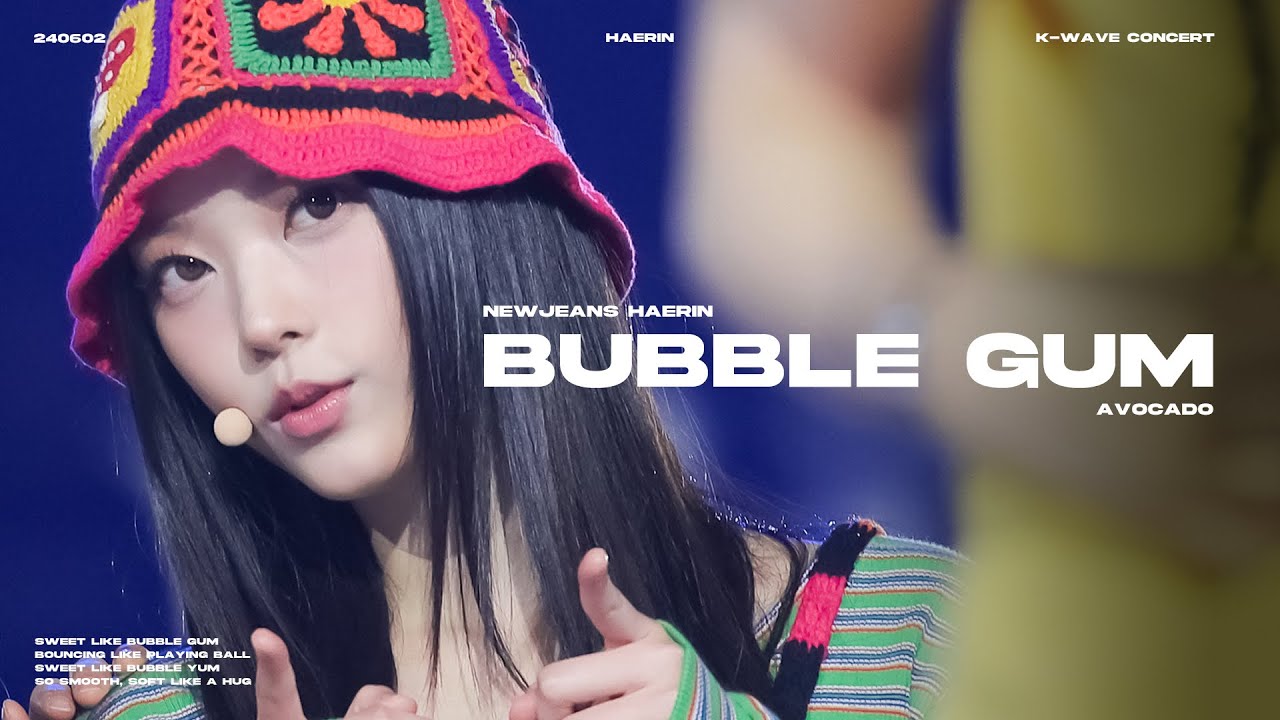240602 인기가요 K-WAVE 뉴진스(newjeans) - Bubble Gum 해린 FOCUS CAM