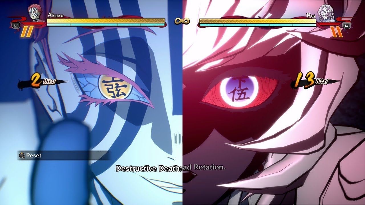 Demon Slayer Hinokami Chronicles - Akaza & Rui Full Moveset (4k 60fps)