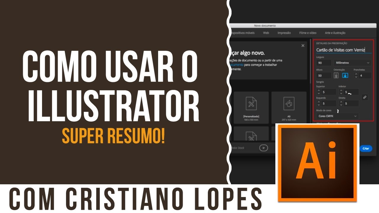 Como usar o illustrator - Manual illustrator para iniciante