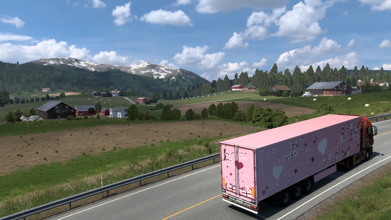 Euro Truck Simulator 2 с грузом по Европе #178 Iveco. Возим Валентинки!