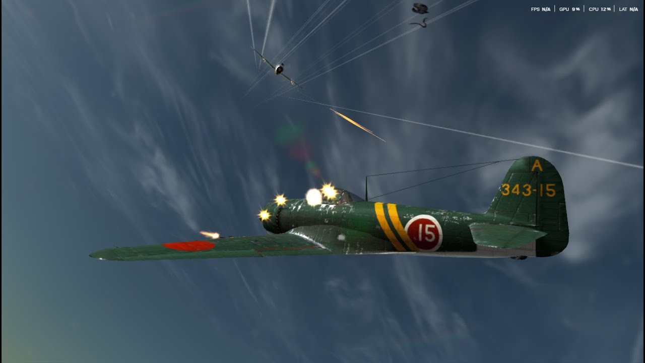 Staring down the cannons of a N1K2.