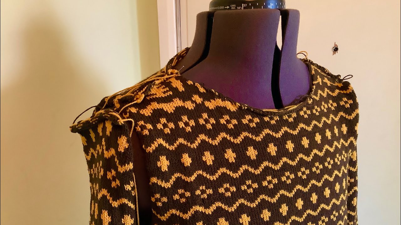 Jumper vintage pattern 1969-Knitmaster 323