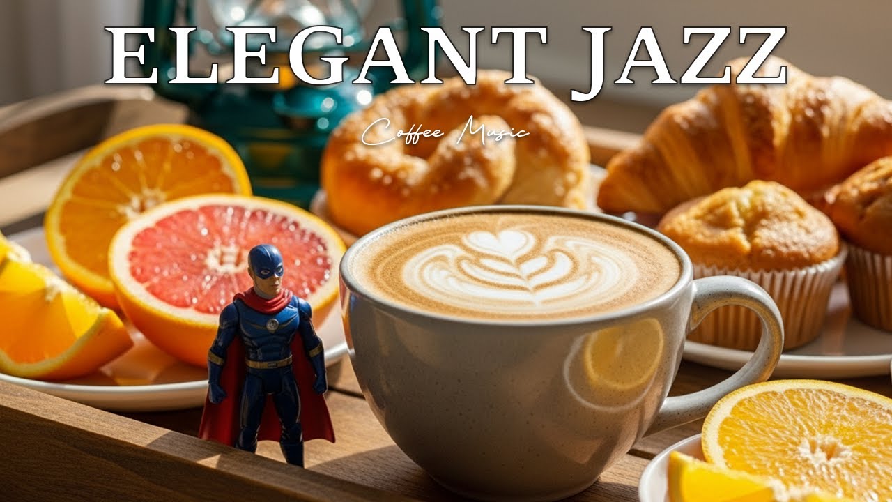 Elegant Morning Jazz | Positive Jazz Piano & Bossa Nova Music for Focus and Work