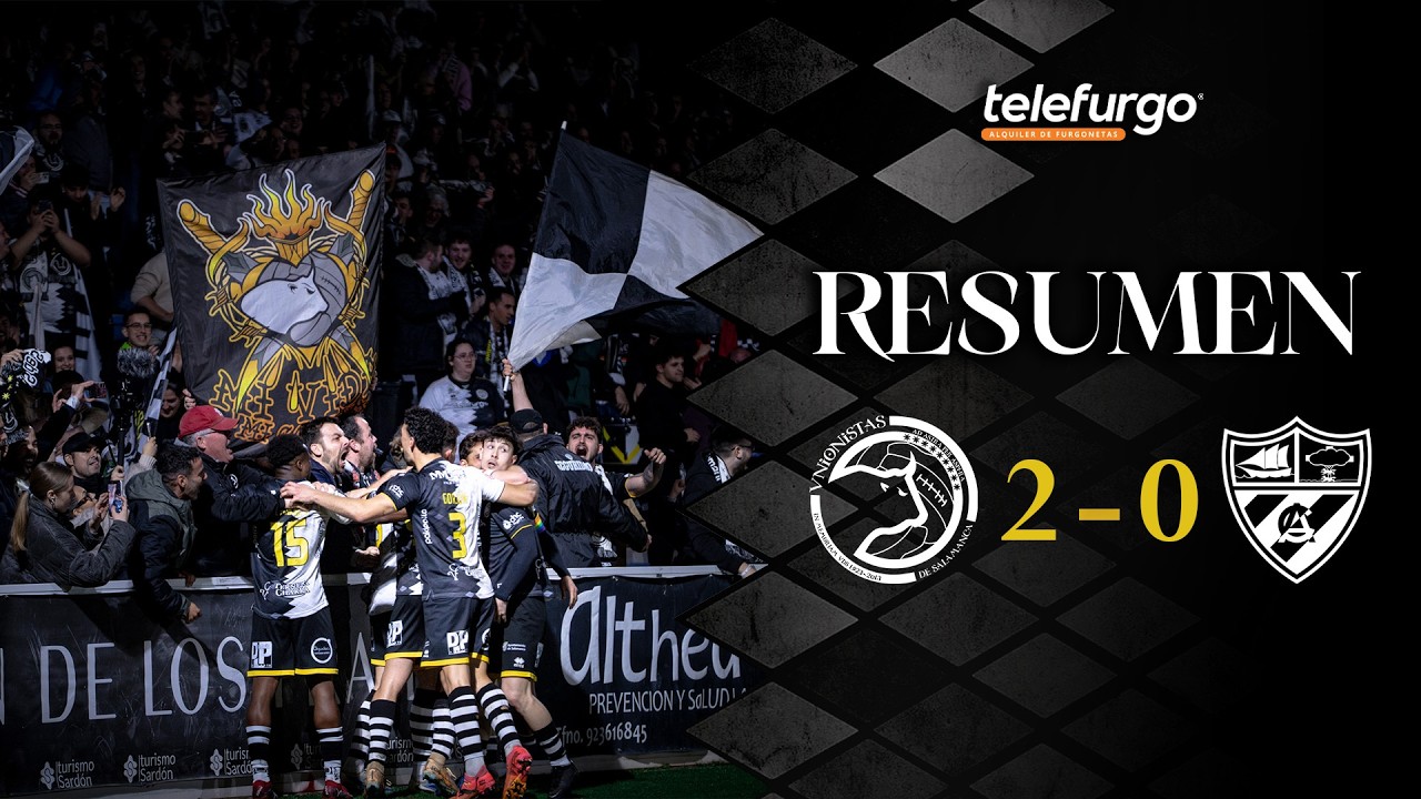 RESUMEN Unionistas de Salamanca CF 2-0 Arenas Gexto | Jornada 25 | 1ª FEDERACIÓN 2025/26