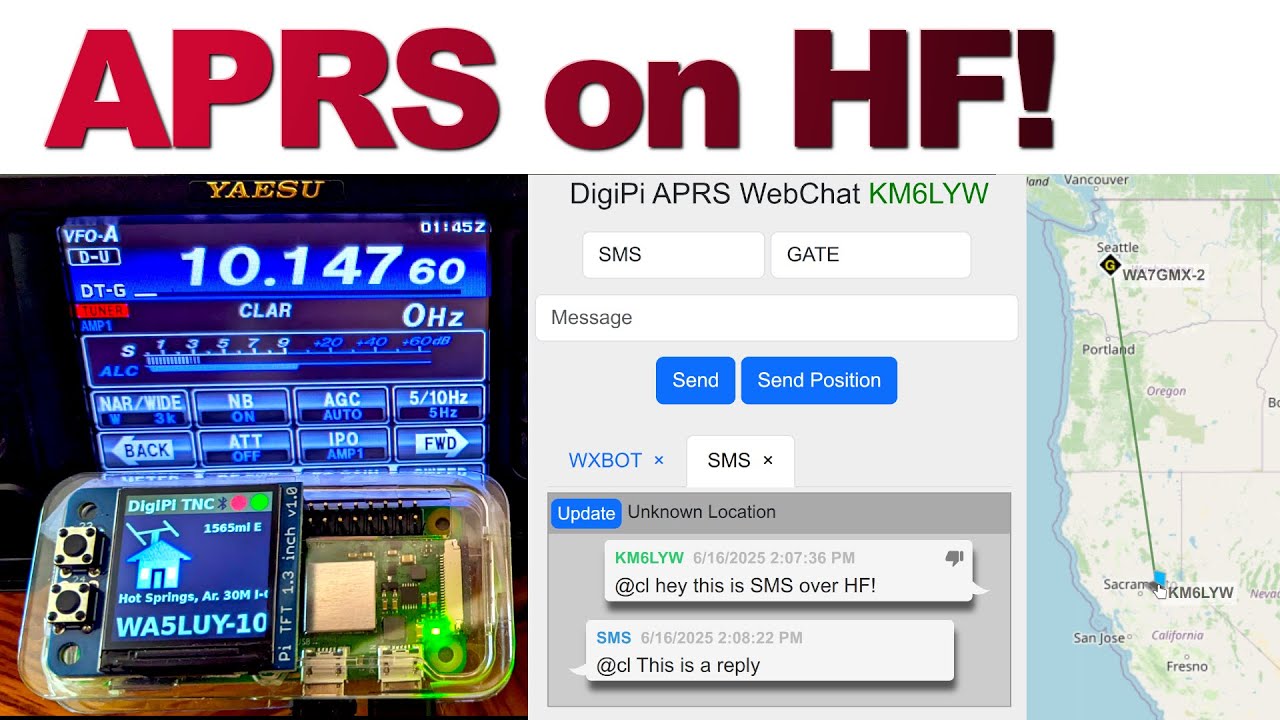 Radio SMS/text from anywhere in the world!
