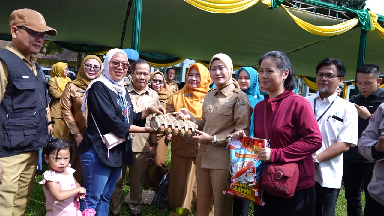 Tekan Stabilitas Harga Sembako, Pemerintah Kab Lahat Gelar Operasi Pasar Murah di Kel Gunung Gajah