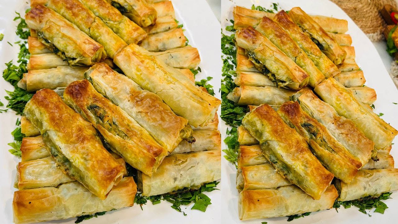 طريقة عمل رولز الجبن بالسبانخ | العزومة مع الشيف فاطمة أبو حاتي