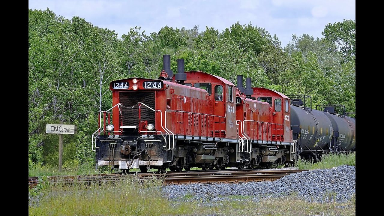 RAILREEL Shortline Switching Special  OSR 1244 OSR 1210 Woodstock Ont  Jun 5 2024