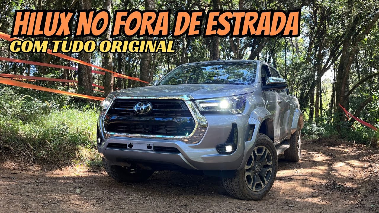 TOYOTA HILUX SRX usando o 4x4: como &eacute; no fora de estrada?