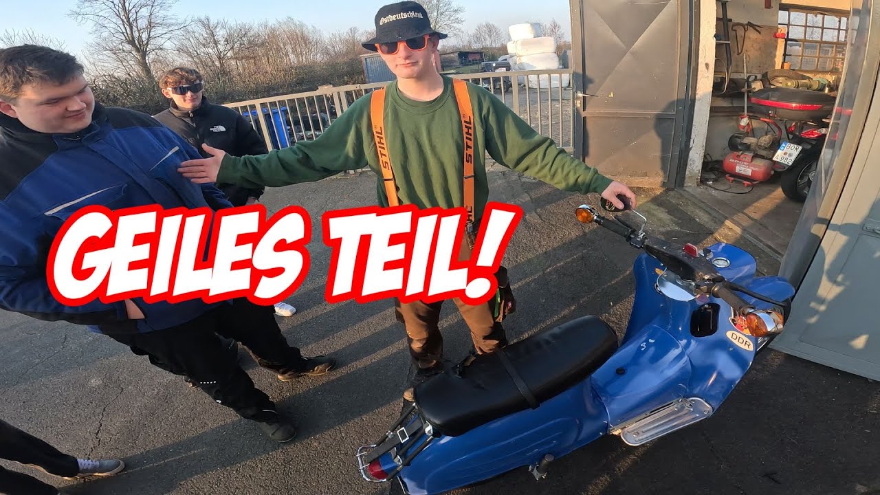 Sein Gasgriff fällt ab!? | Simson Schwalbe KR51/1 mit LT 63 | Hartriders