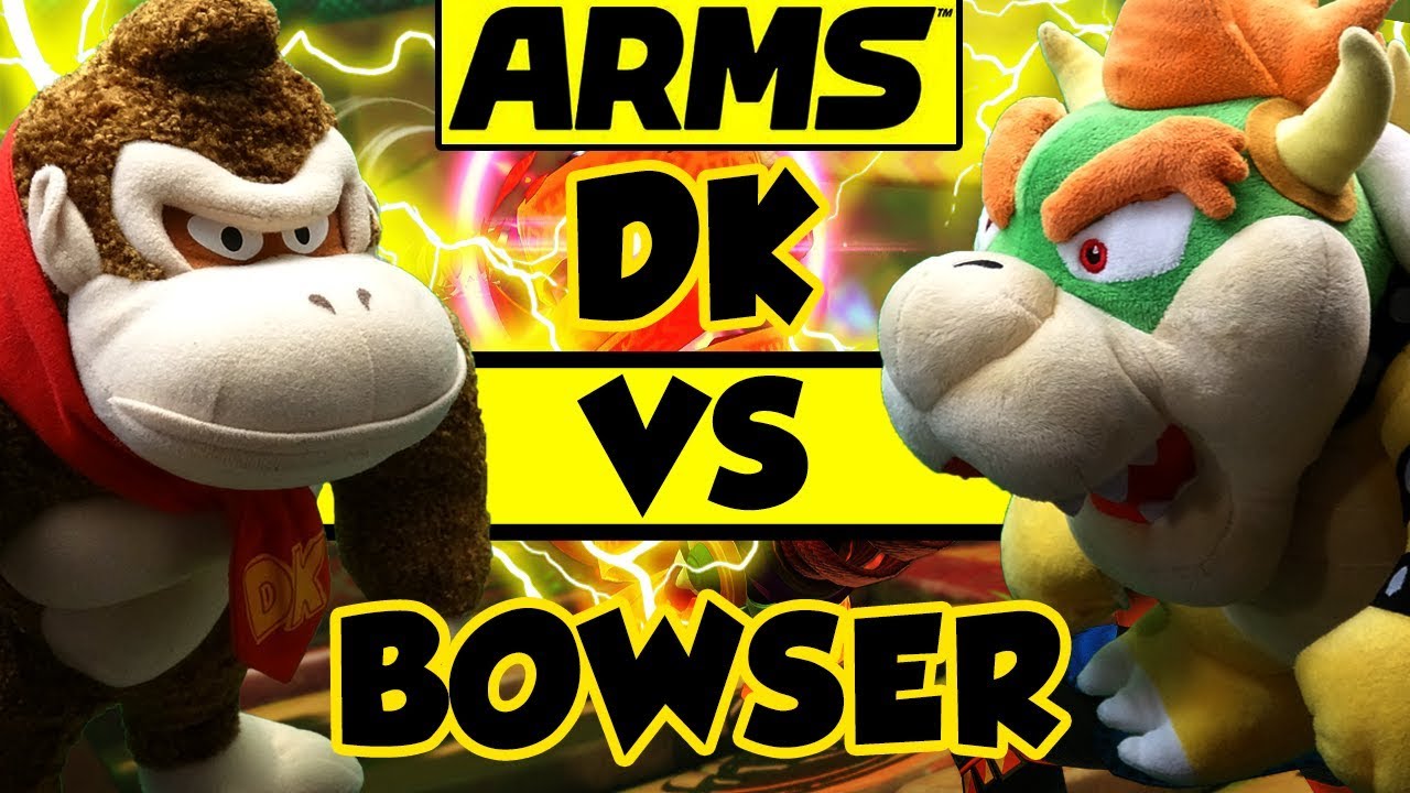 ABM: Donkey Kong против Bowser !! Игровой матч ARMS!! HD