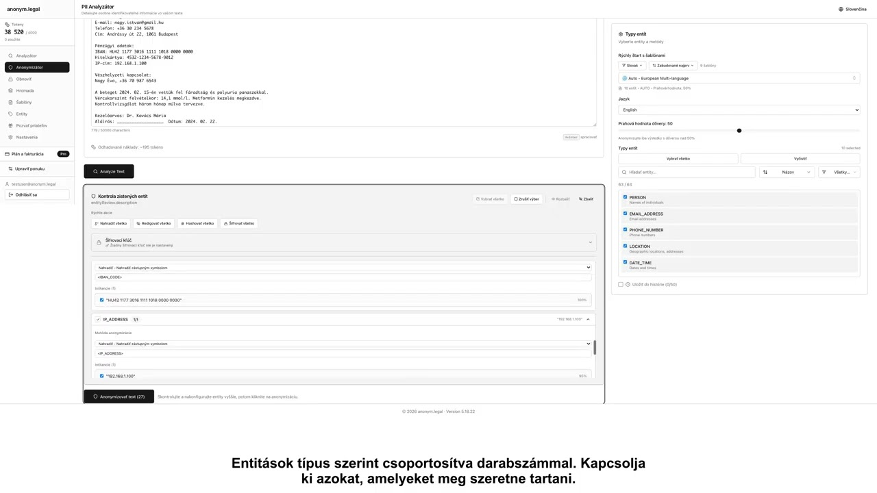 Hogyan anonimizáljunk személyes adatokat szövegekben, fájlokban és dokumentumokban — 285+ típus |...