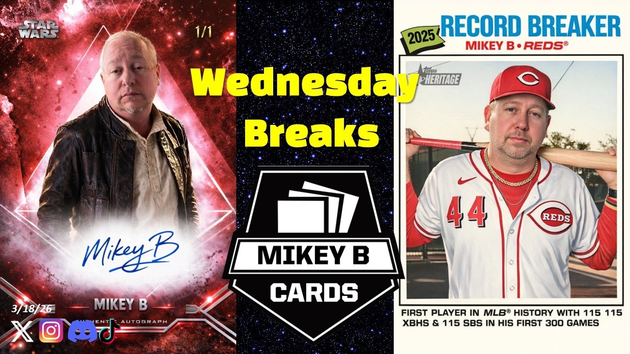 3/18/26 Breaks - Heritage BB, Star Wars Smugglers Outpost, Prizm Black FB!!!