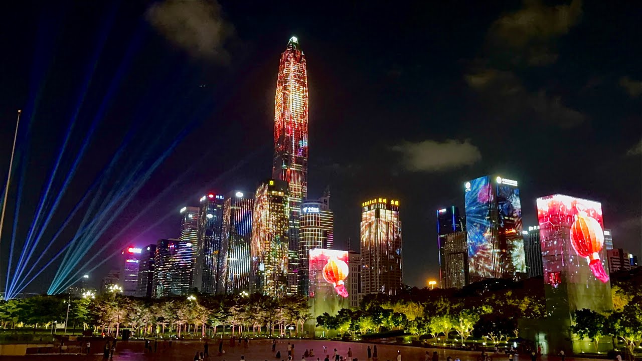 Incredible Light Show 2025 | Shenzhen, Futian, Civic Center