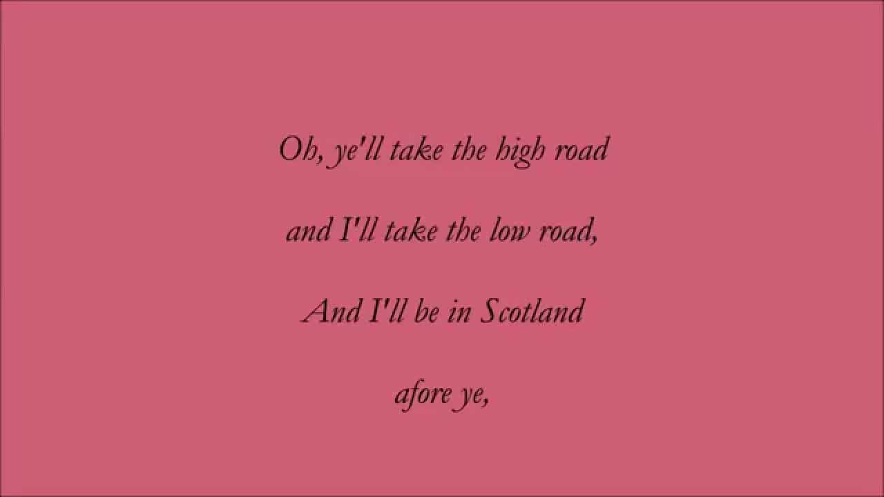 Loch Lomond (Accompaniment & Lyrics)