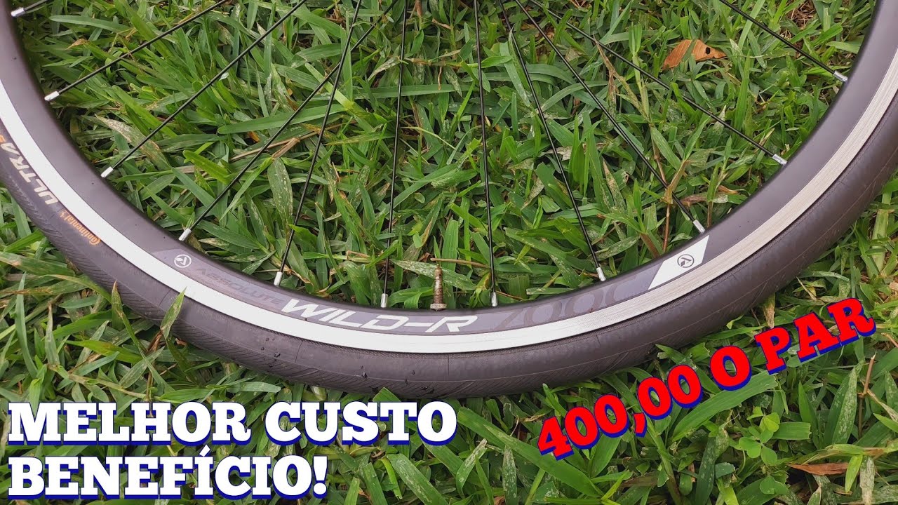 RODAS ABSOLUTE WILD-R 700C! MELHOR CUSTO BENEF&Iacute;CIO EM RODAS ROLAMENTADAS PARA SPEED