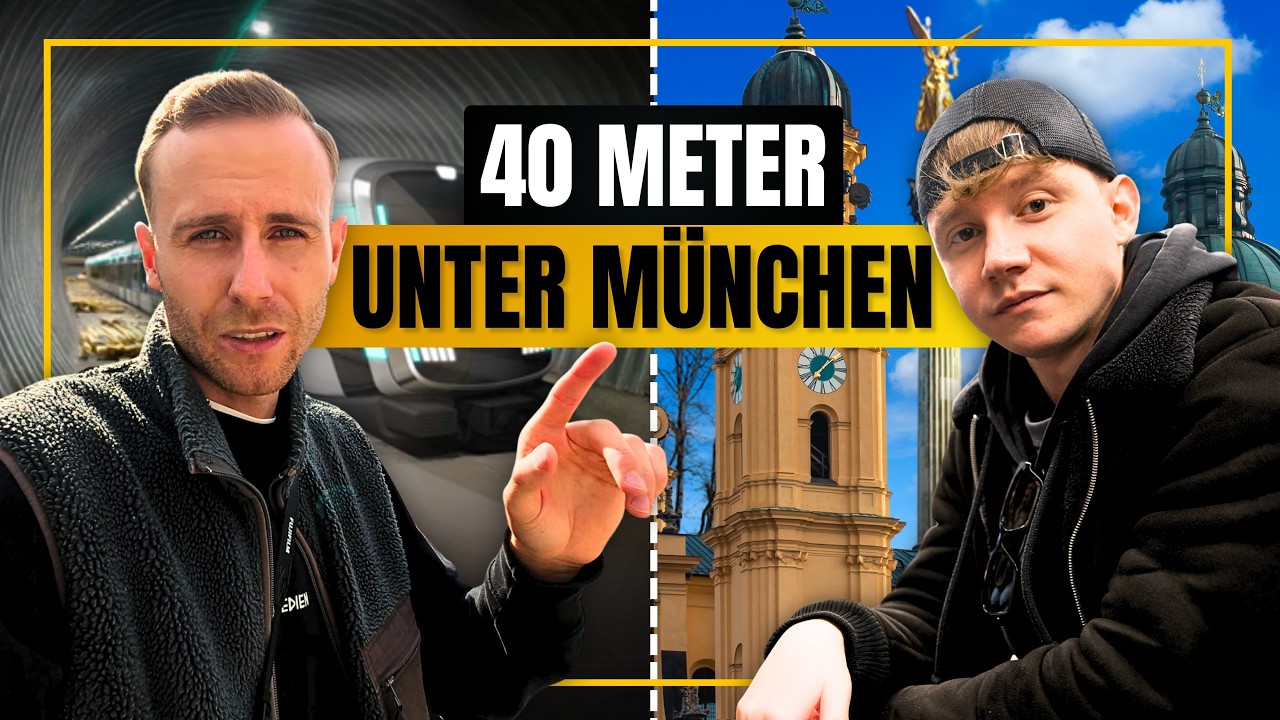 40 METER unter MÜNCHEN! BAU der ZWEITEN STAMMSTRECKE | BAUMEDIEN
