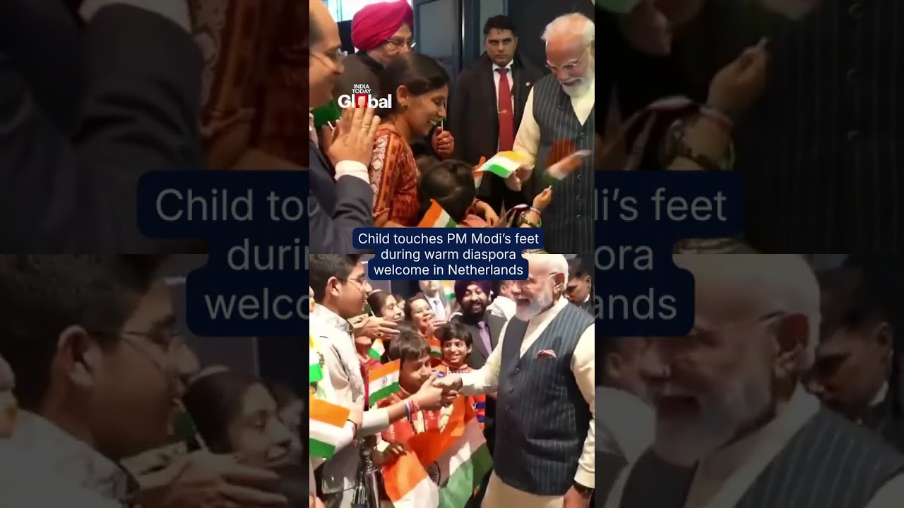 PM Modi Netherlands Visit: Emotional Diaspora Reception in The Hague #pmmodi #hague #netherlands
