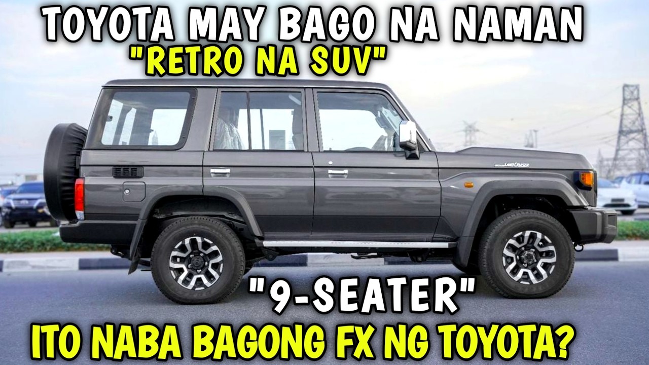 PINAKA BAGONG 9-SEATER NG TOYOTA NILABAS NA IS NA NAMANG KAABANG ABANG NA SUV NA MALAKAS SA OFF-ROAD