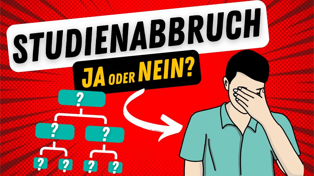 Studium abbrechen oder nicht? (4-stufiges Entscheidungs-Framework) 🧑&zwj;🎓