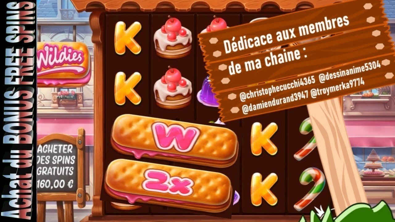Machine &agrave; sous WILDIES ; Achat des FREE SPINS