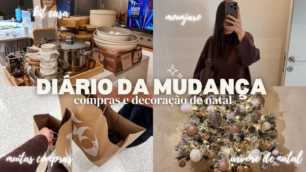 ALGUNS DIAS COMIGO NA CASA NOVA 🏠 | compras pra casa, mounjaro, árvore de natal e muito mais