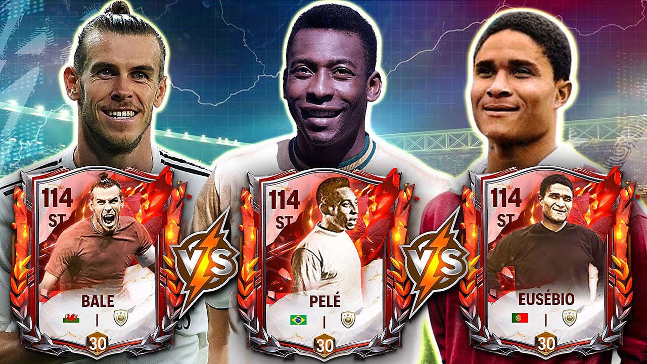 BALE vs PELE vs EUSEBIO - Who's The BETTER STRIKER in 1500 Shards ? 🤔