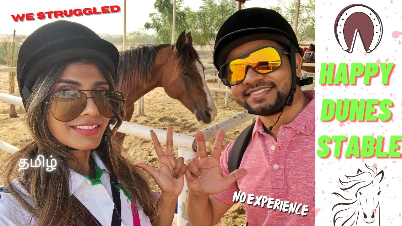 Horse riding in DUBAI desert with ZERO experience | HAPPY DUNES STABLE