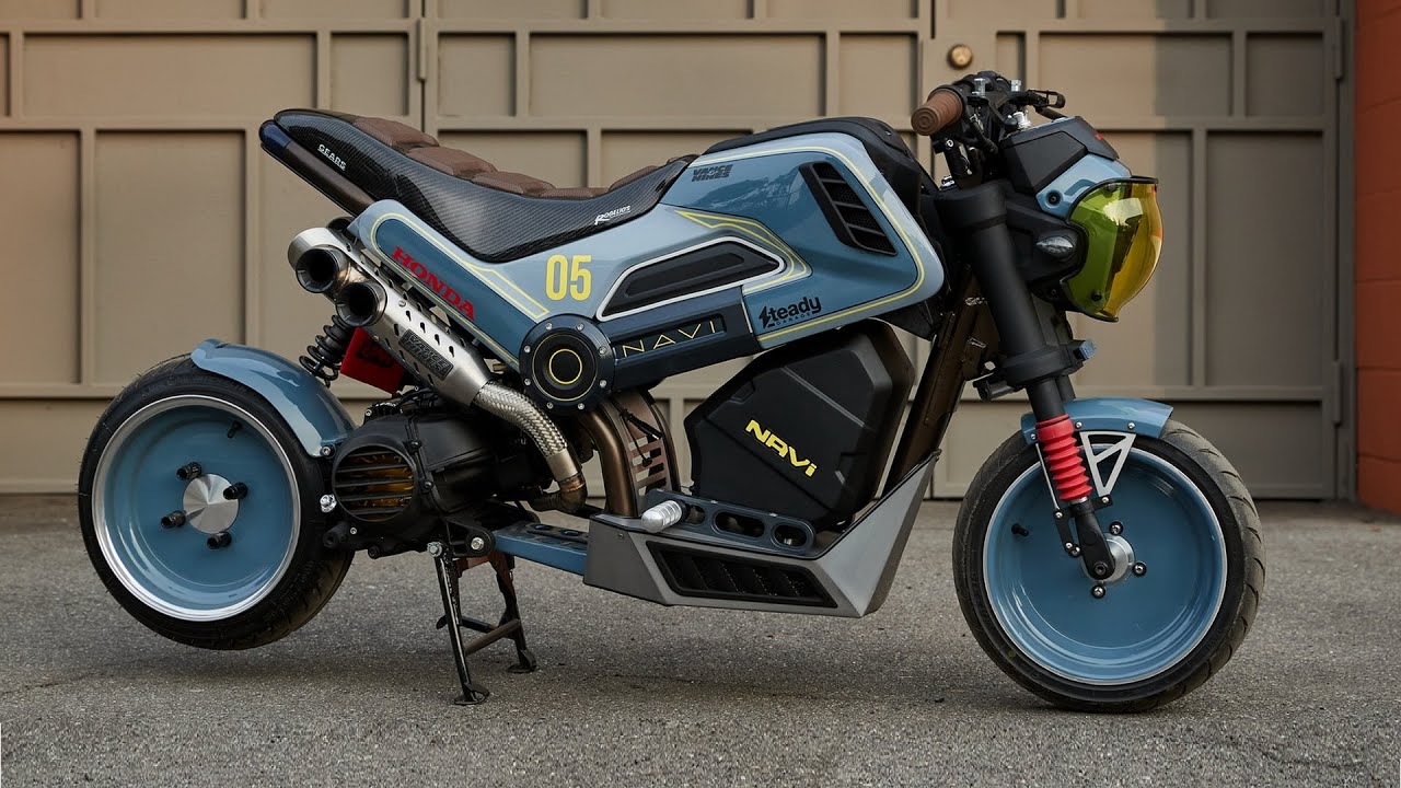 2022 Honda Navi by Steady Garage - First Look 🏍 Easy To Own, Easy To Ride