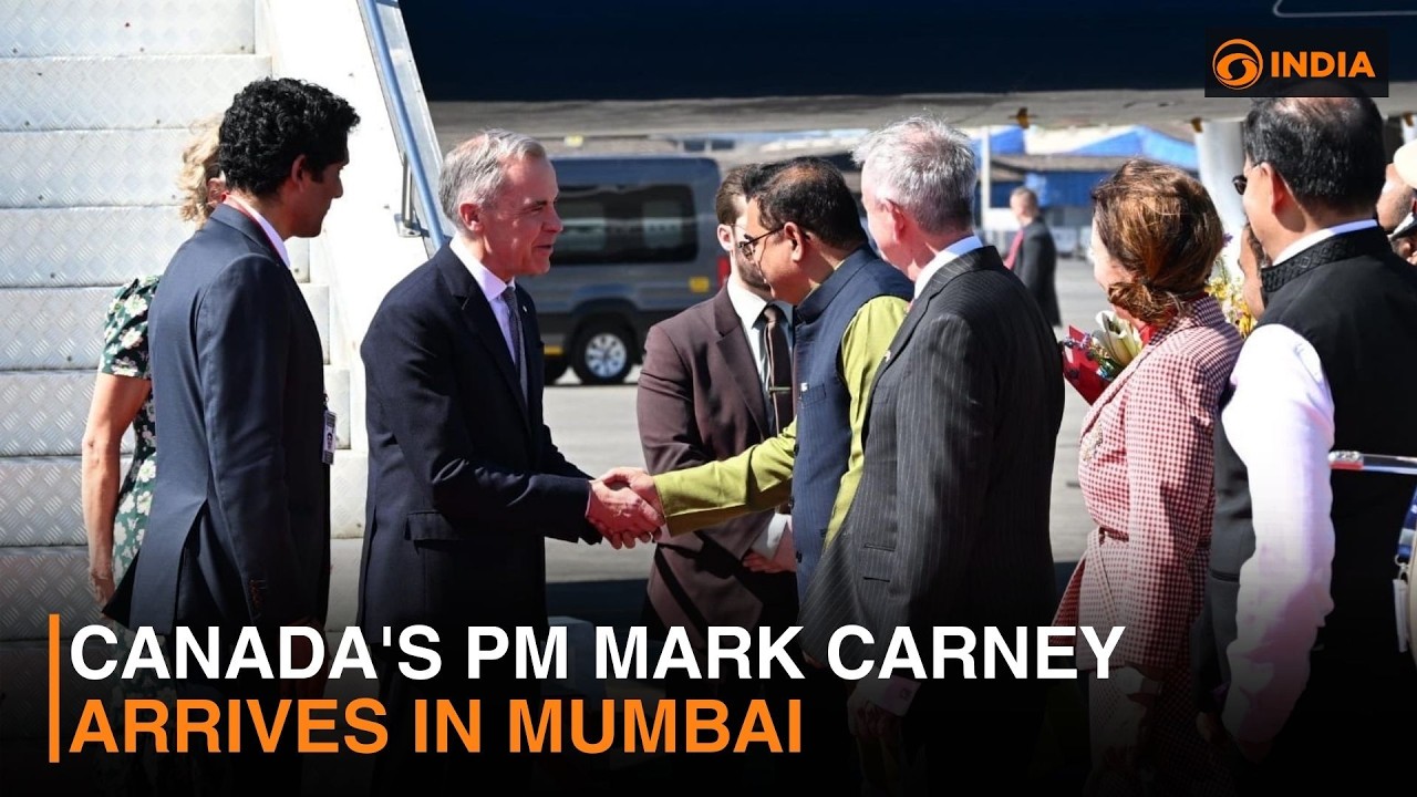 Canada's PM Mark Carney arrives in Mumbai & more news | DD India Live | 7:30 PM IST