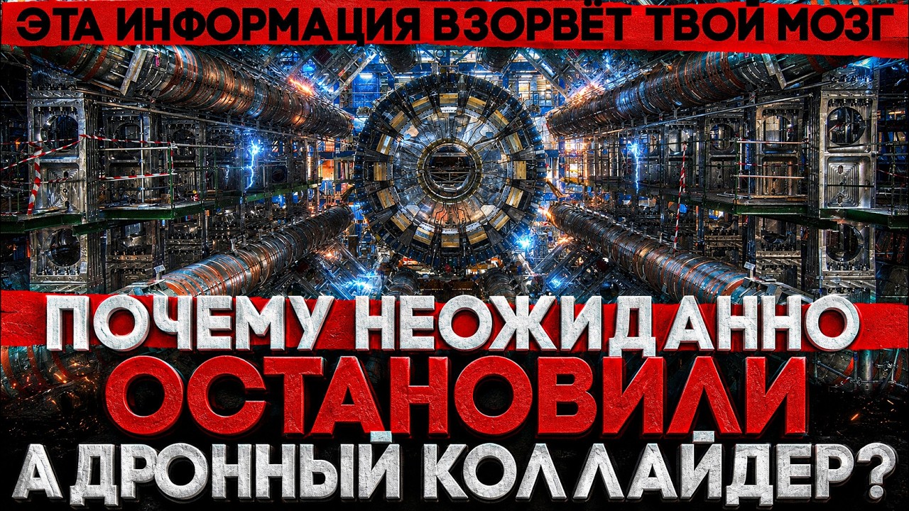 Alex СМОТРИТ: ПОЧЕМУ НЕОЖИДАННО ОСТАНОВИЛИ БОЛЬШОЙ АДРОННЫЙ КОЛЛАЙДЕР? И ПРИЧЁМ ТУТ ЭФФЕКТ МАНДЕЛЫ?
